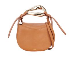 Small Kiss Crossbody Bag, Leather, Tan, MadeInItaly, 3*